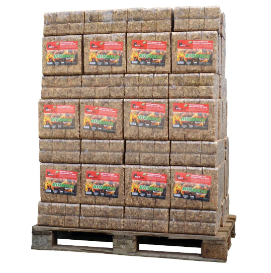 Holzbriketts BioBriq MegaRuf Palette - Brennholz