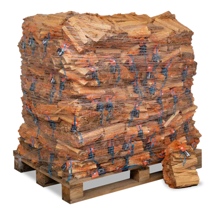 Anzündholz Blue 18 cm 96 x 2 kg Netzinhalt 5 dm³ - Brennholz