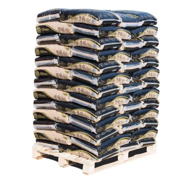 Olimp Holzpellets 6mm ENplus-A1, 65 x 15kg Palette - Brennholz