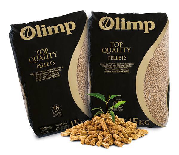 Olimp Holzpellets 6mm ENplus-A1, 65 x 15kg Palette - Brennholz