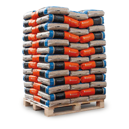 Holzpellets Blue 65 x 15 kg ENplus A1 Weichholz Heizwert ≥ 4,6 kWh/kg - Brennholz