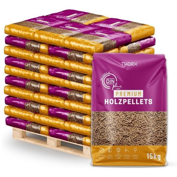 Premium Holzpellets 600 kg Palette - Brennholz