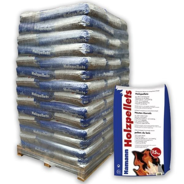 Hamann Holzpellets (70 x 15 kg) - Brennholz