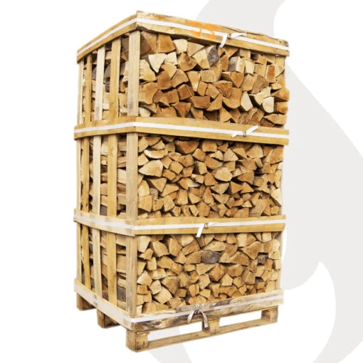 Brennholz Buche 25 cm vorgelagert, auf Palette gestapelt, 1,8rm / 3srm – 1000 kg - Brennholz