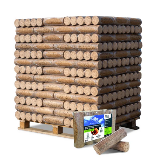 Verdichtete Tagesscheite EO2 Palette mit 104 Packungen mit 5 Scheiten