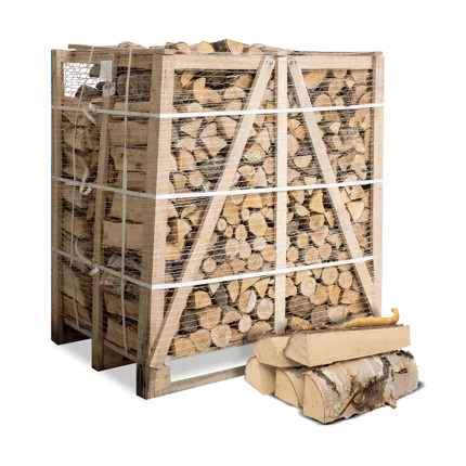 Brennholz Birke 1 RM 500 kg Heizwert: ≥ 4,2 kWh/kg  Asche: ≤ 0,5%