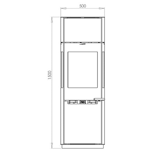 Kaminofen Aduro 9.7 | 6 kW Speicherofen